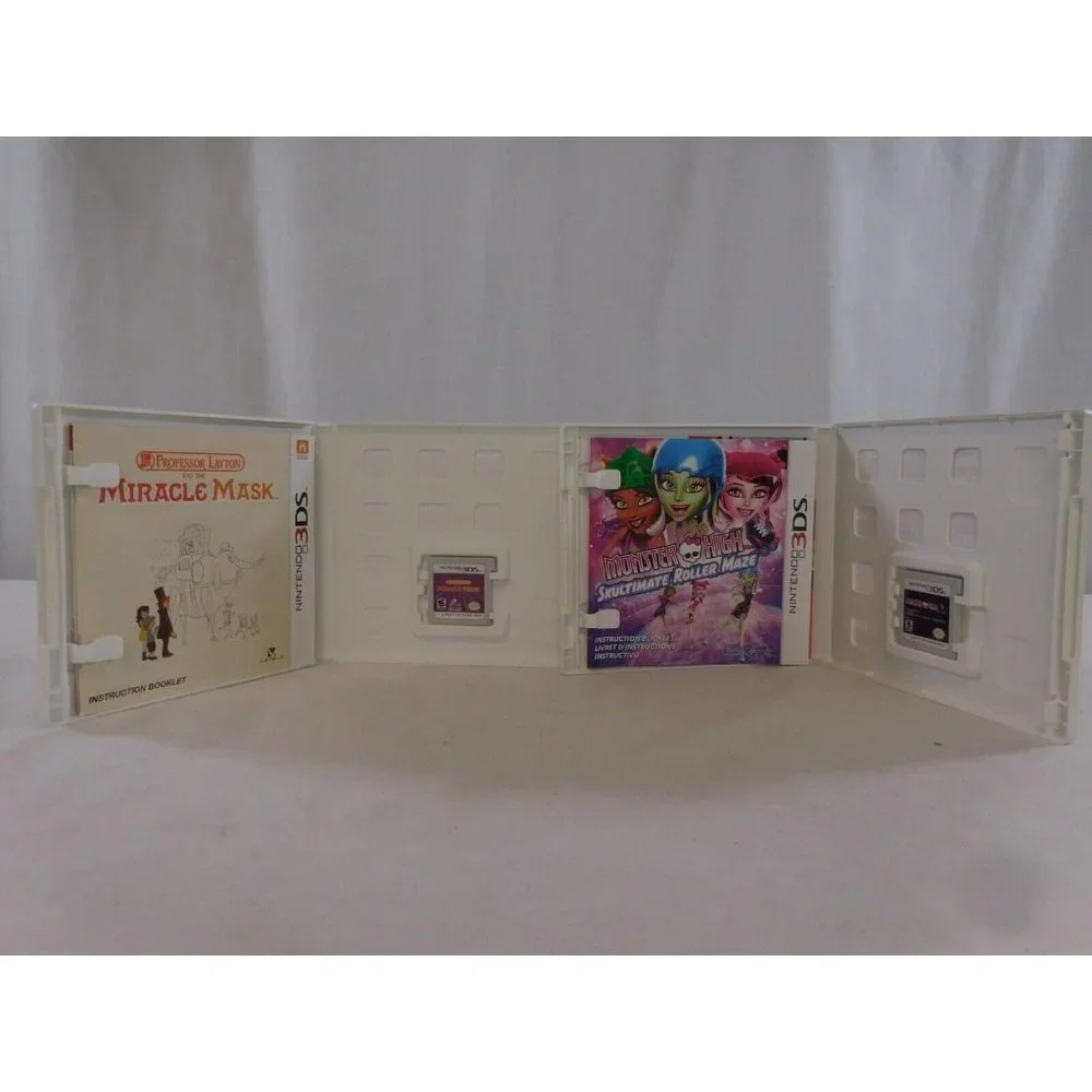Professor Layton and the Miracle Mask (Nintendo 3DS, 2012) Complete + Monster Hi